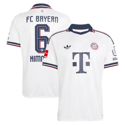 Maillot authentique extérieur blanc de Joshua Kimmich (Bayern Munich, adidas, saison 2026/27)