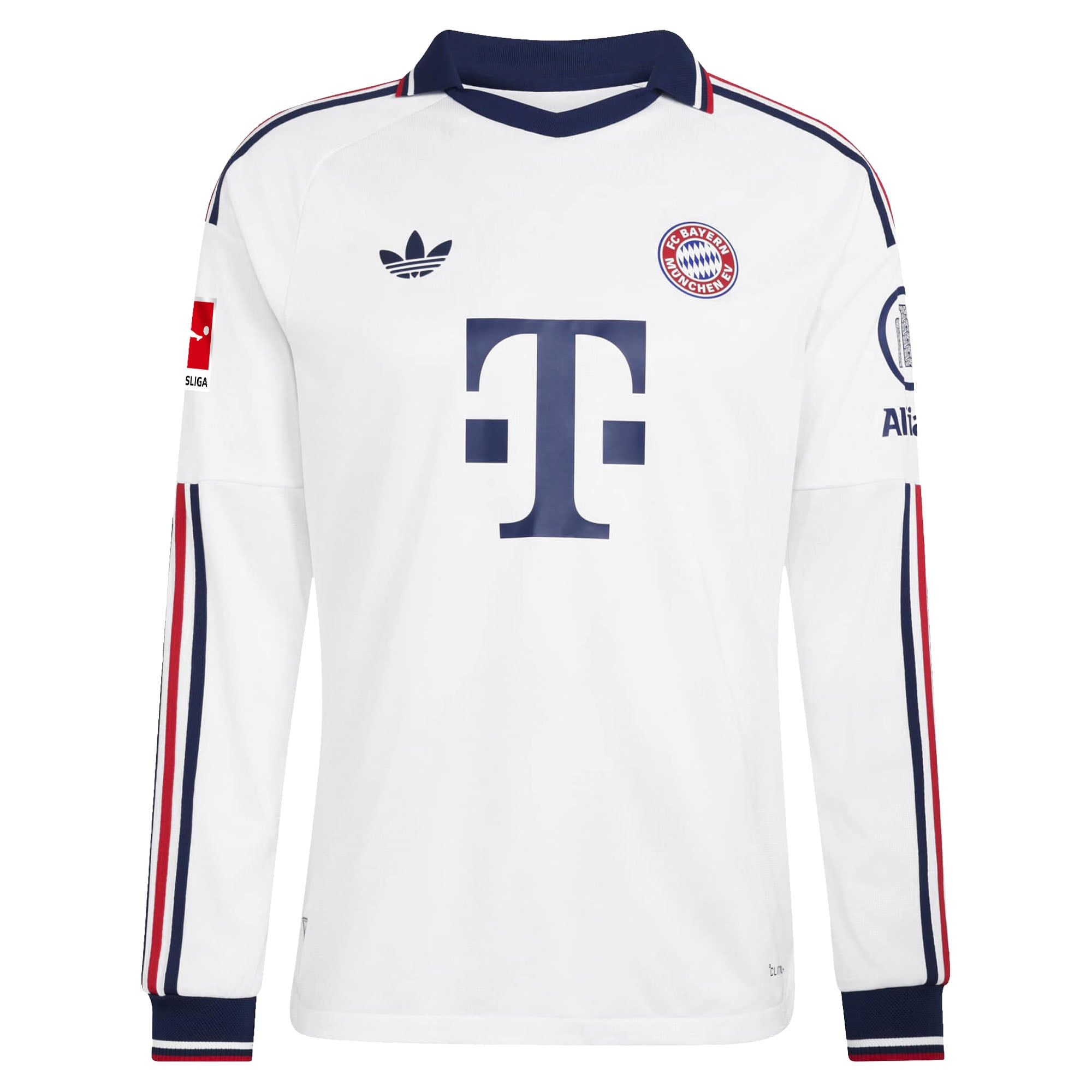 Men's adidas Joshua Kimmich White Bayern Munich 2026/27 Away On-Field Authentic Long Sleeve Jersey