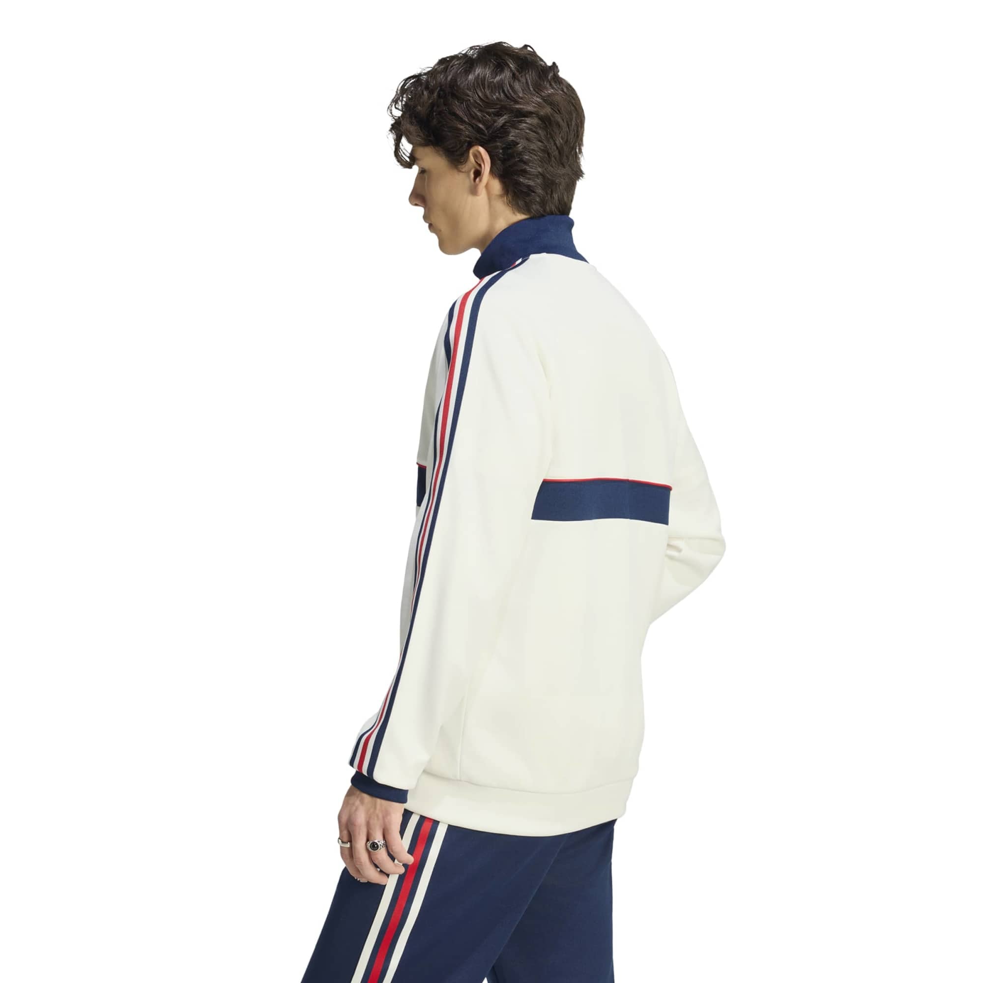 Men's adidas Originals White Bayern Munich OG 2.0 Icon Full-Zip Track Jacket
