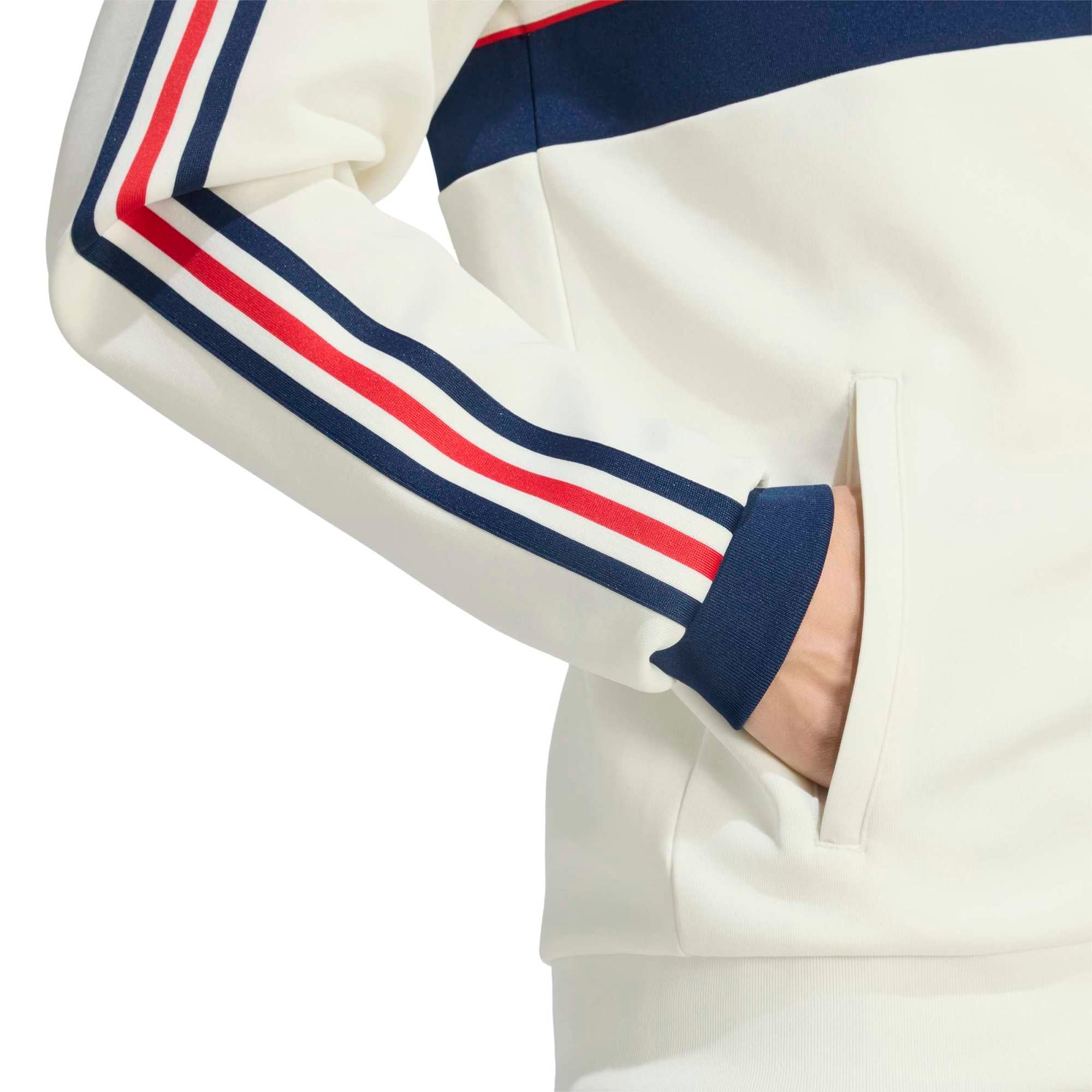 Men's adidas Originals White Bayern Munich OG 2.0 Icon Full-Zip Track Jacket