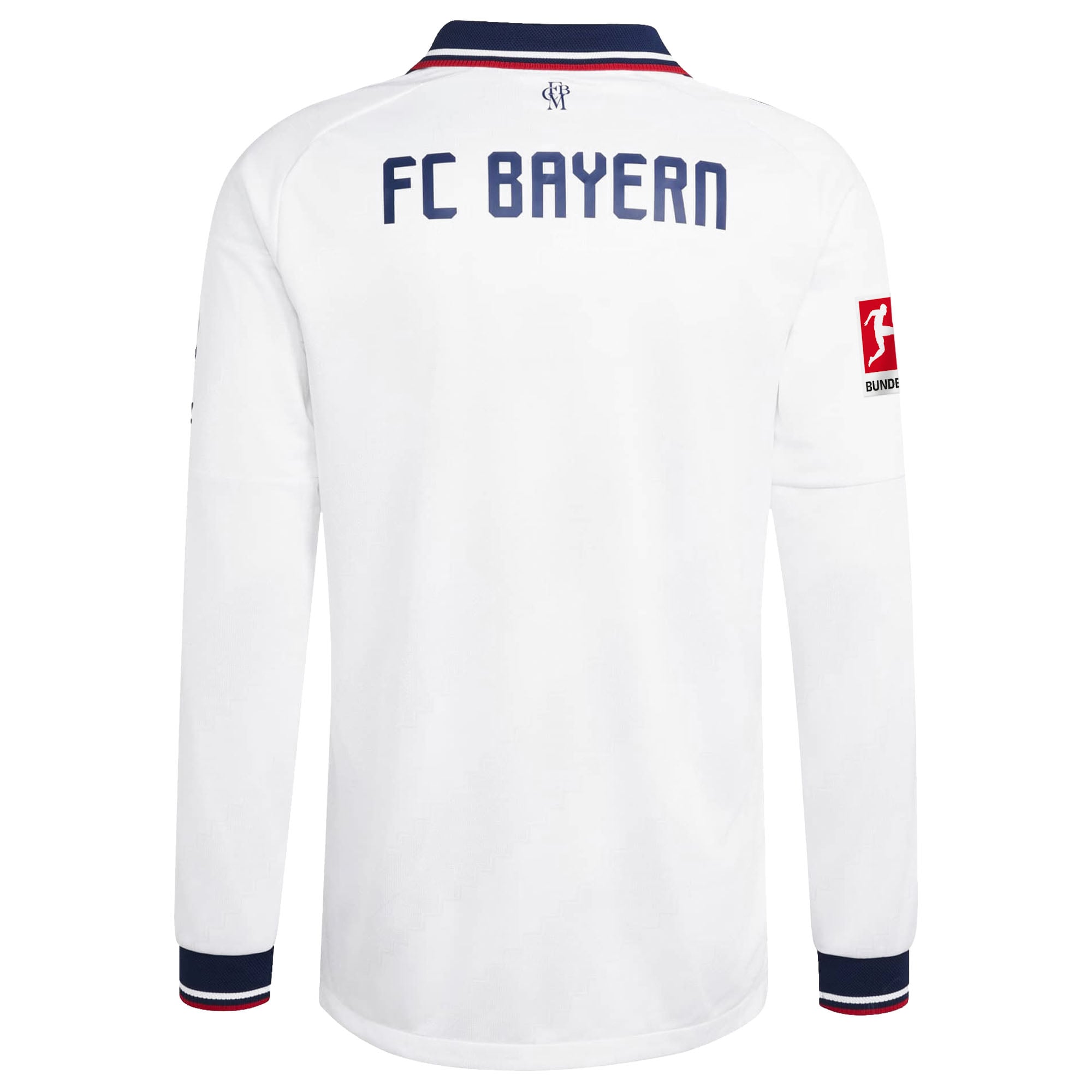 Men's adidas White Bayern Munich 2026/27 Away On-Field Authentic Long Sleeve Patch Jersey