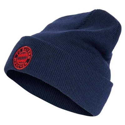 Bonnet unisexe à revers adidas Bayern Munich - Bleu marine
