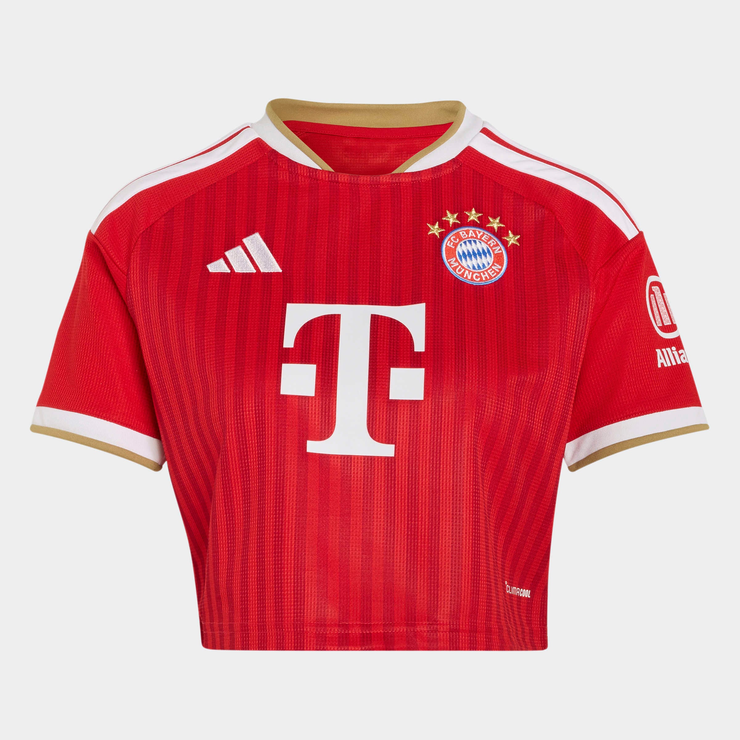 Women's adidas White Bayern Munich 2026/27 Away Cropped Replica Jersey