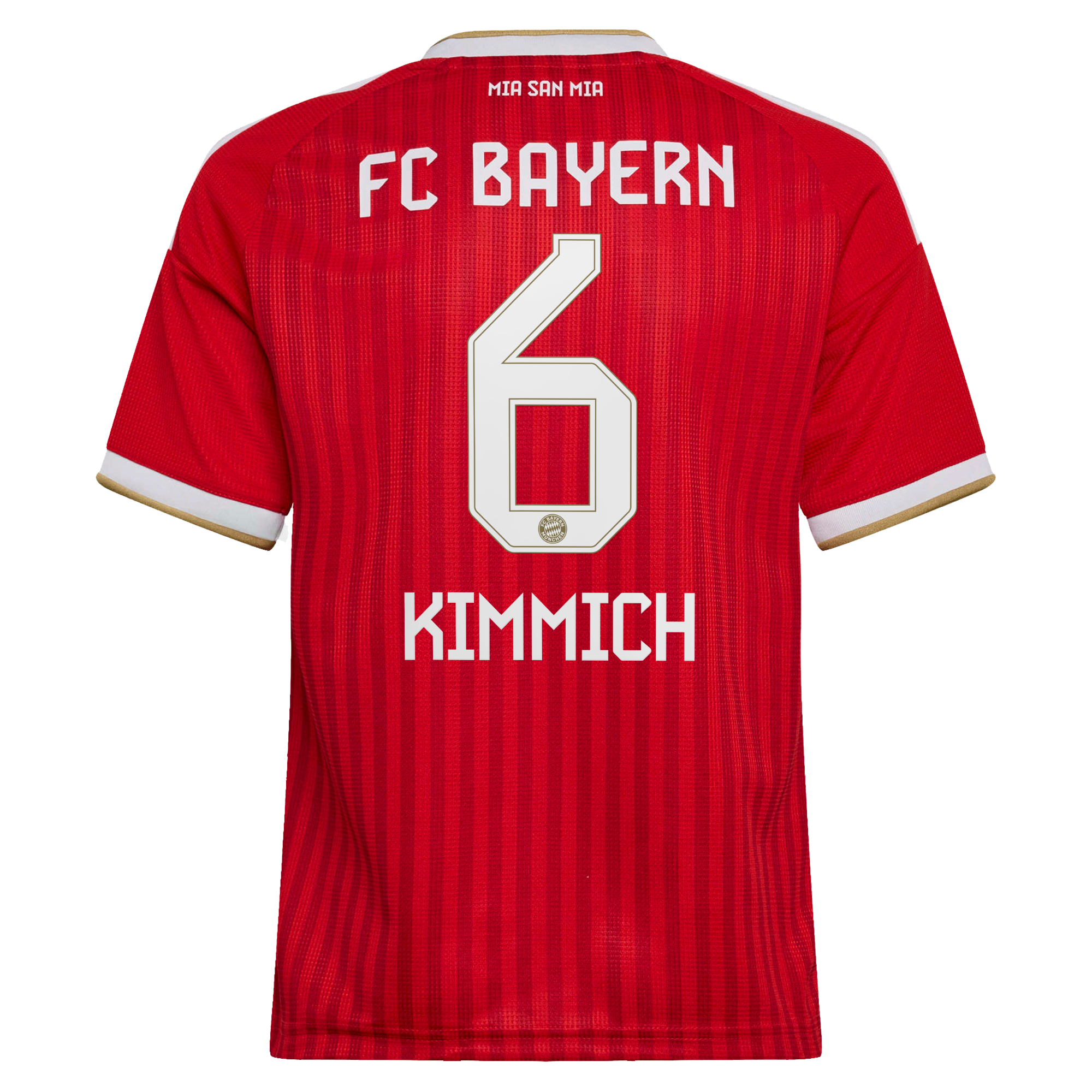 Maillot réplique domicile adidas Joshua Kimmich rouge Bayern Munich 2026/27 pour enfant