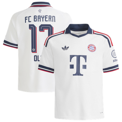 Maillot réplique extérieur blanc du Bayern Munich adidas Youth 2026/27 - Michael Olise
