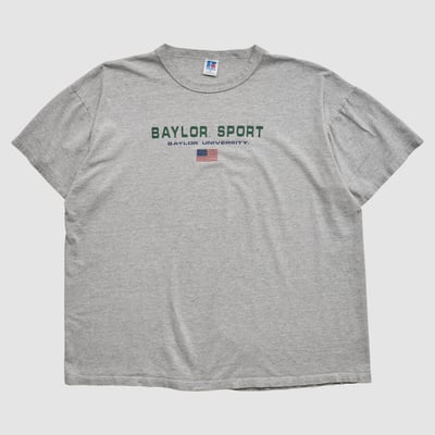 Baylor Bears Russell 90s T-shirt - Heather Gray - XL by Fanatics Real Vintage