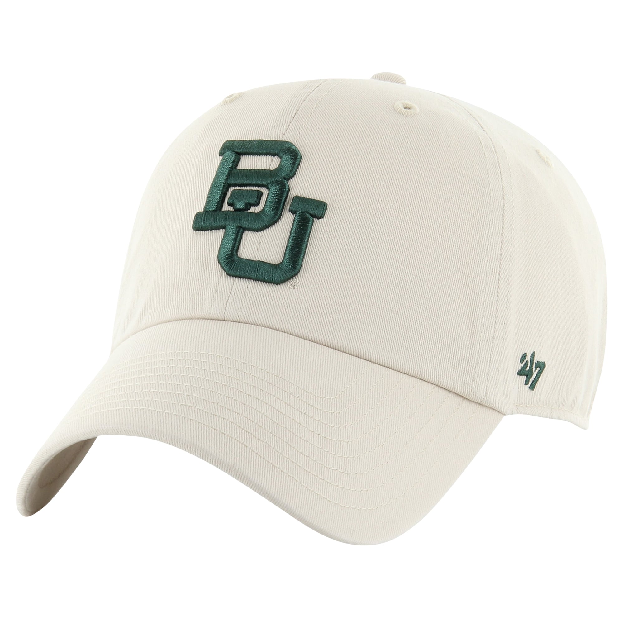 Men's '47 Cream Baylor Bears Clean Up Adjustable Hat
