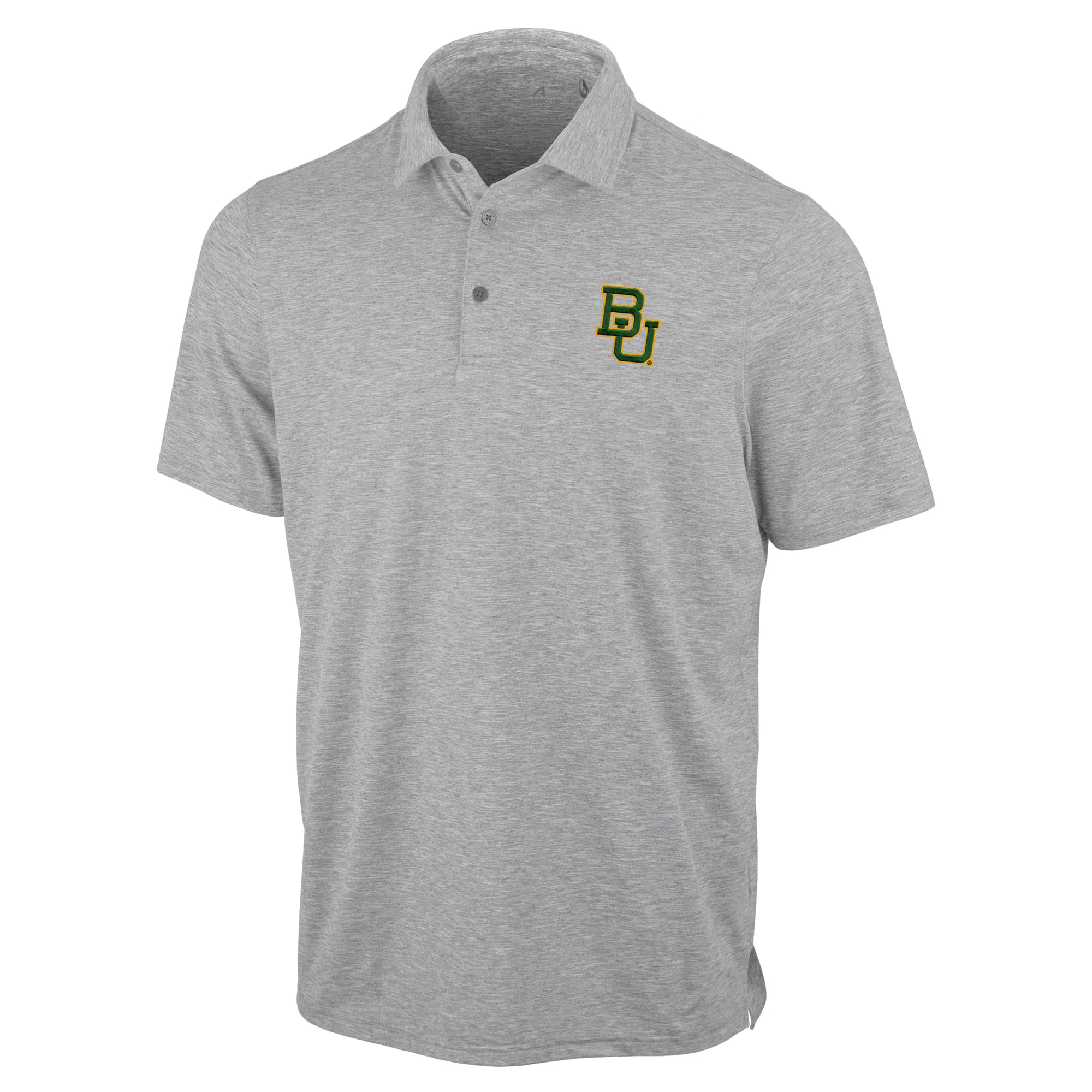 Polo statique Antigua gris chiné Baylor Bears pour homme