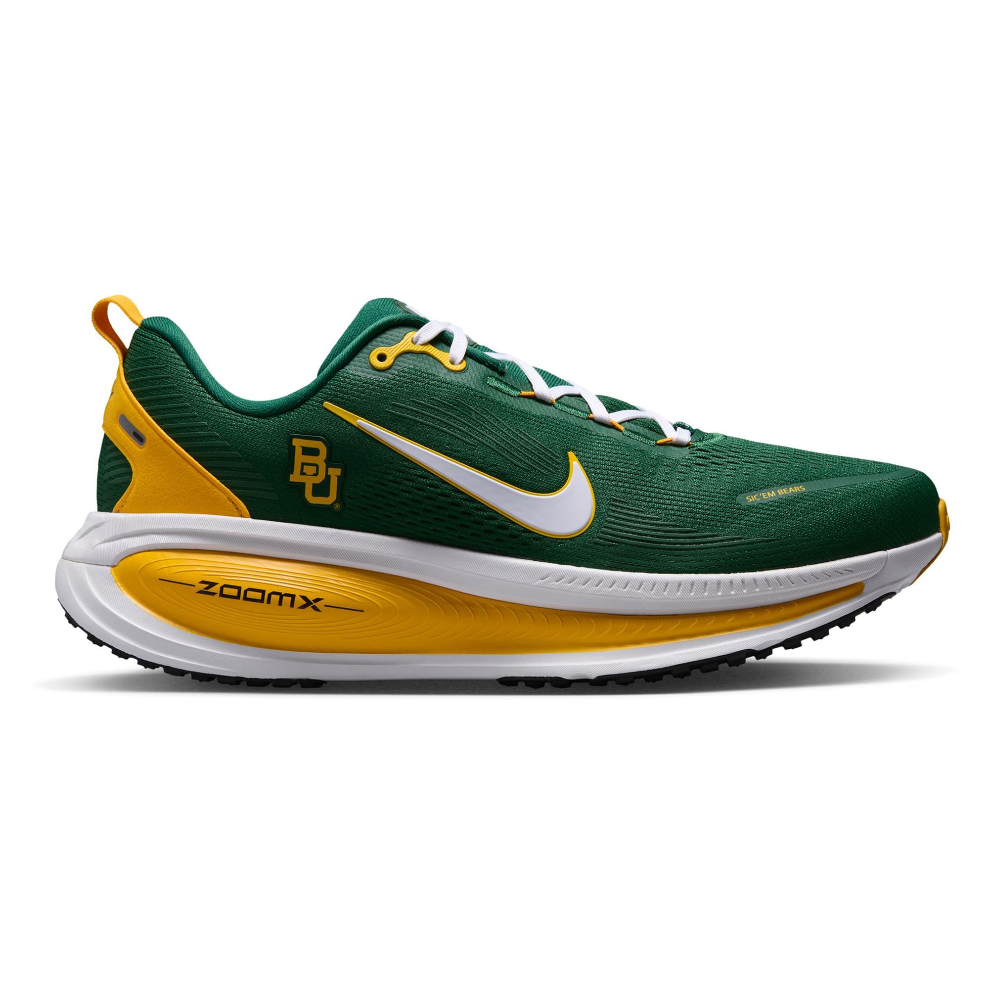 Men's Nike Baylor Bears Vomero 18 Running Shoes