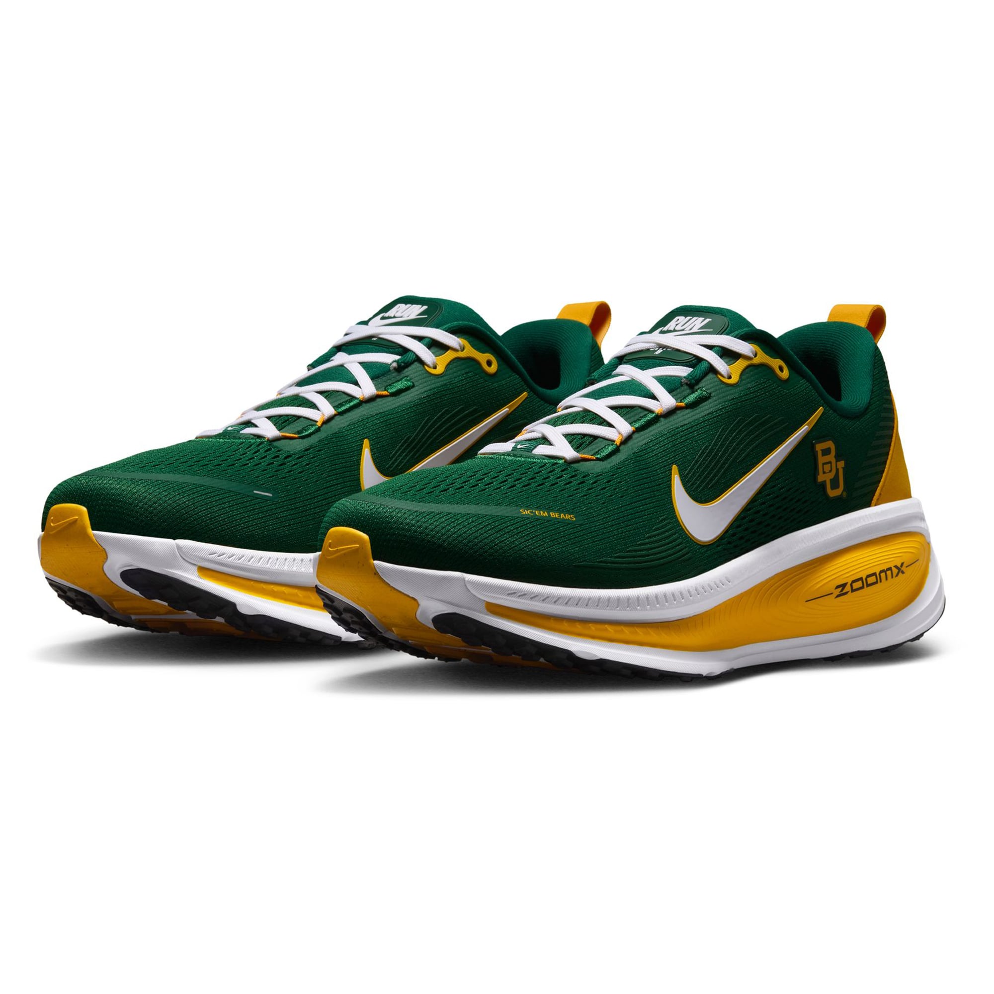 Men's Nike Baylor Bears Vomero 18 Running Shoes
