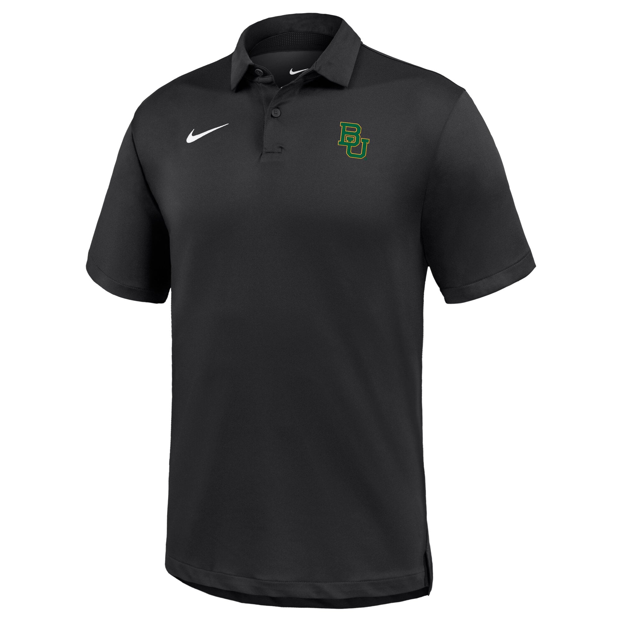 Polo de tournée Nike Dri-FIT noir pour homme, Baylor Bears