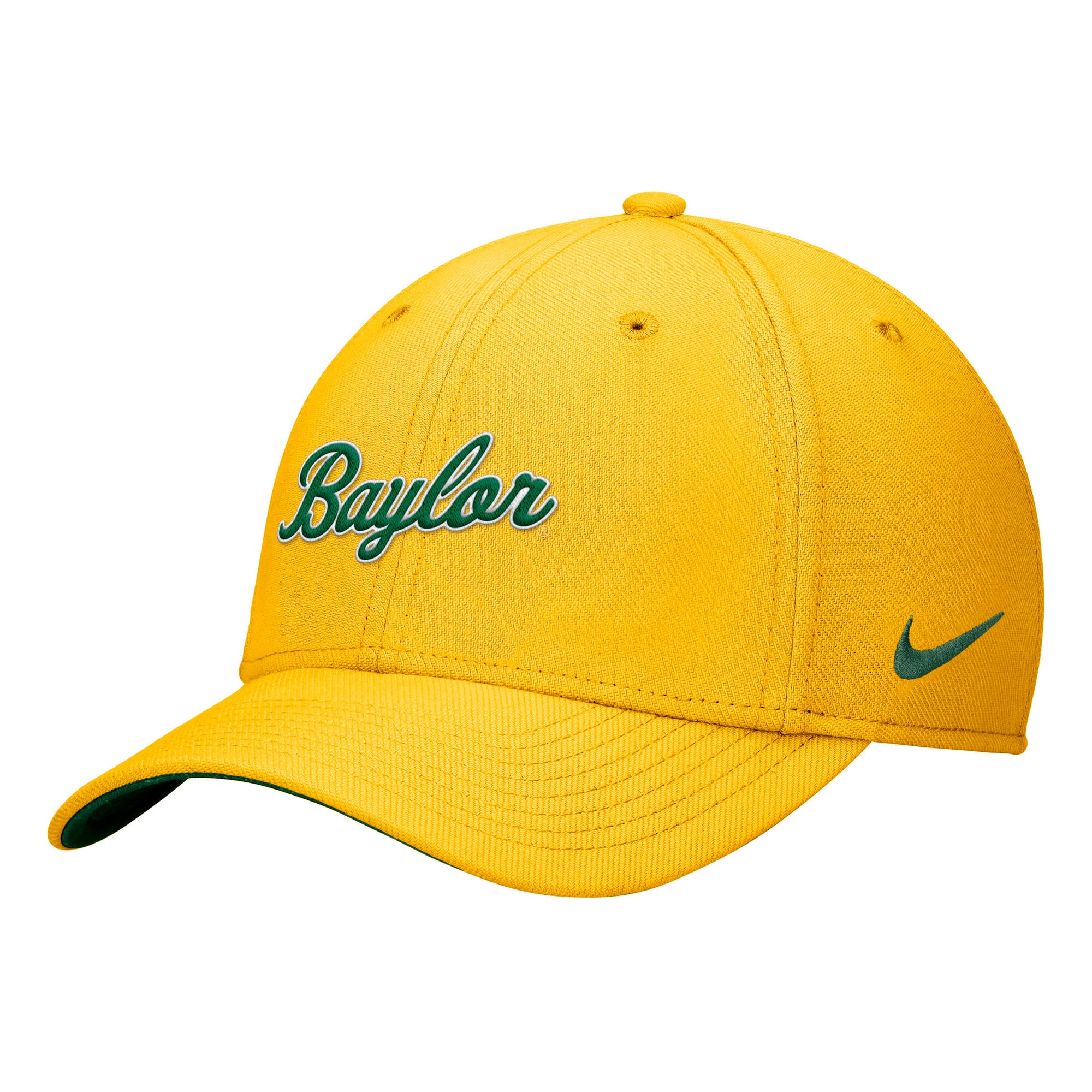 Casquette Nike Gold Baylor Bears Primetime SwooshFlex Dri-FIT pour homme
