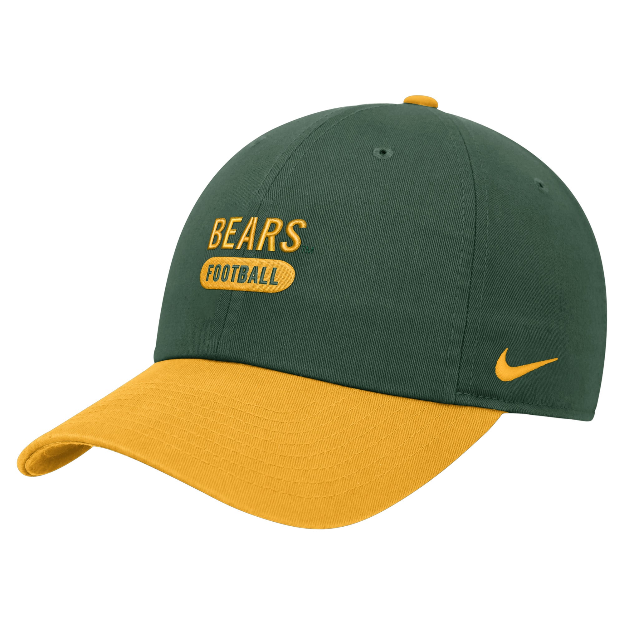 Basketball Colorblock Club Men's Nike Green Baylor Bears Colorblock Club Adjustable Hat