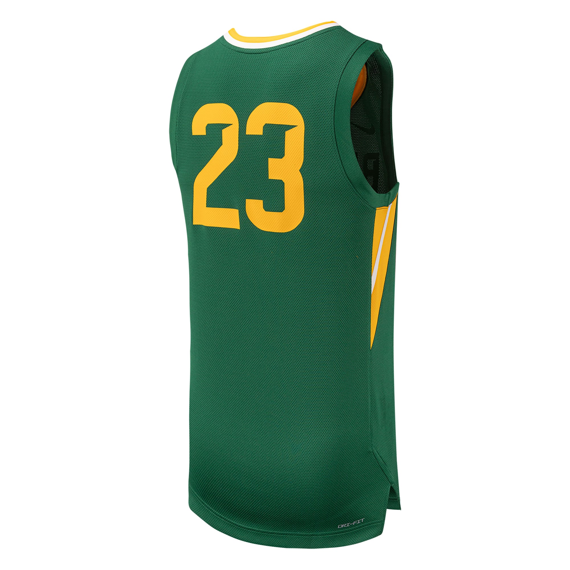 Maillot de basketball réplique Nike n° 23 des Baylor Bears verts pour homme