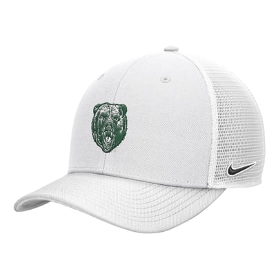 Baylor Bears Nike Throwback Rise Dri-FIT Trucker Adjustable Hat - White
