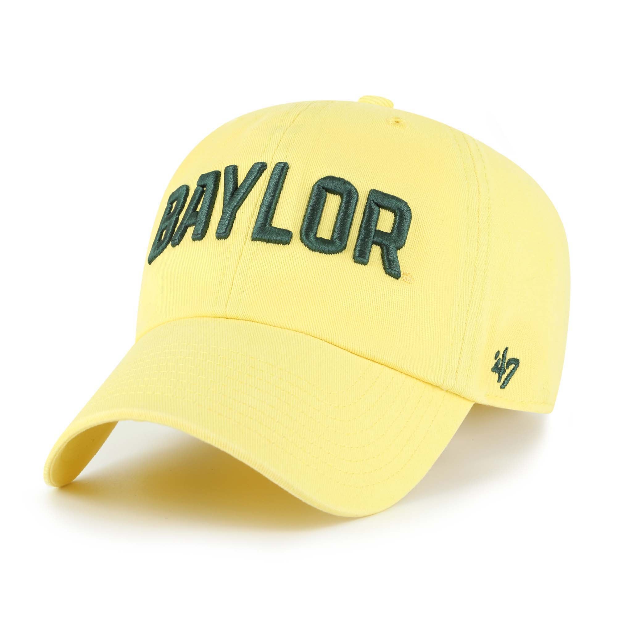 Unisex '47  Baylor Bears Gold Clean Up Adjustable Hat