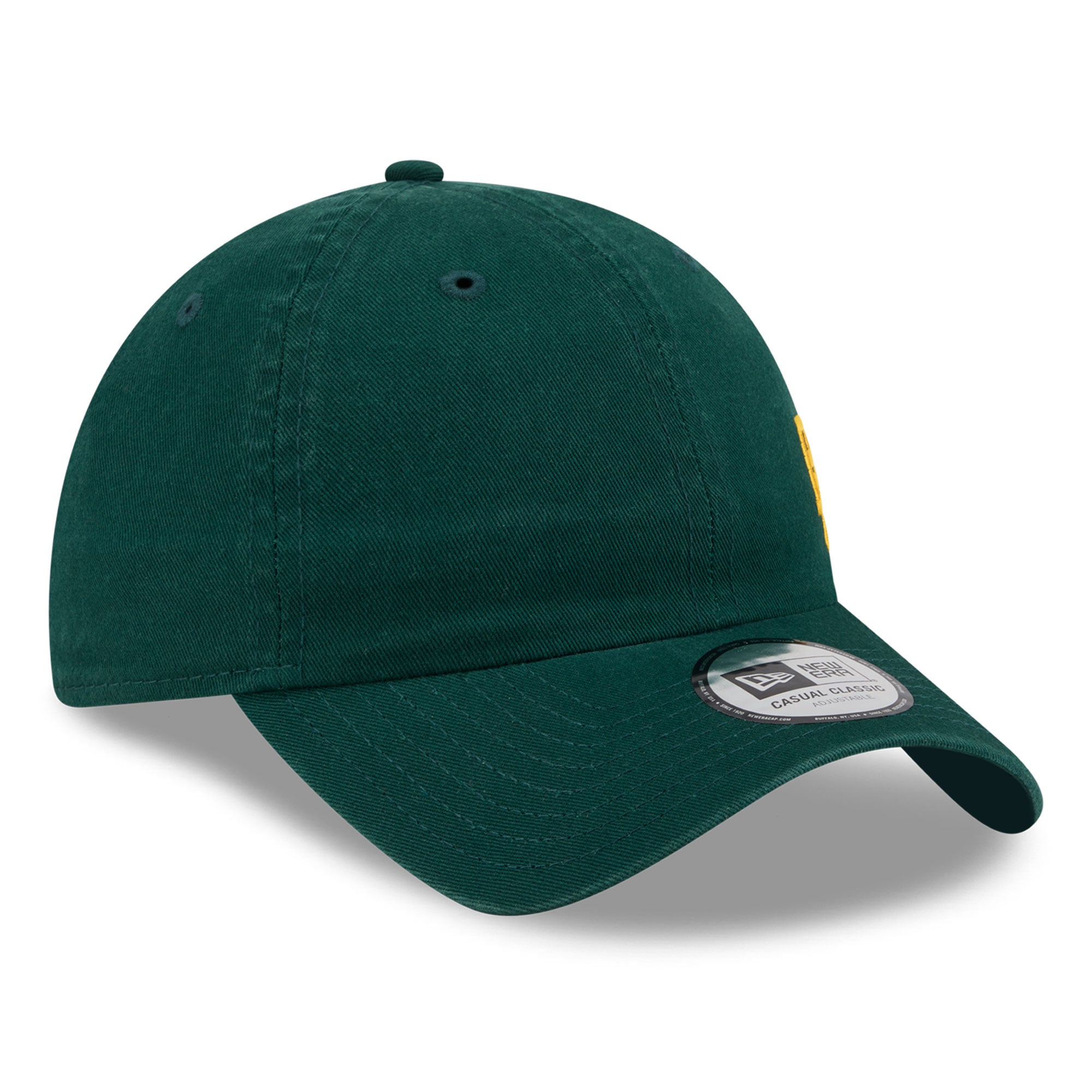 Casquette unisexe New Era verte Baylor Bears Offset, style classique décontracté et ajustable
