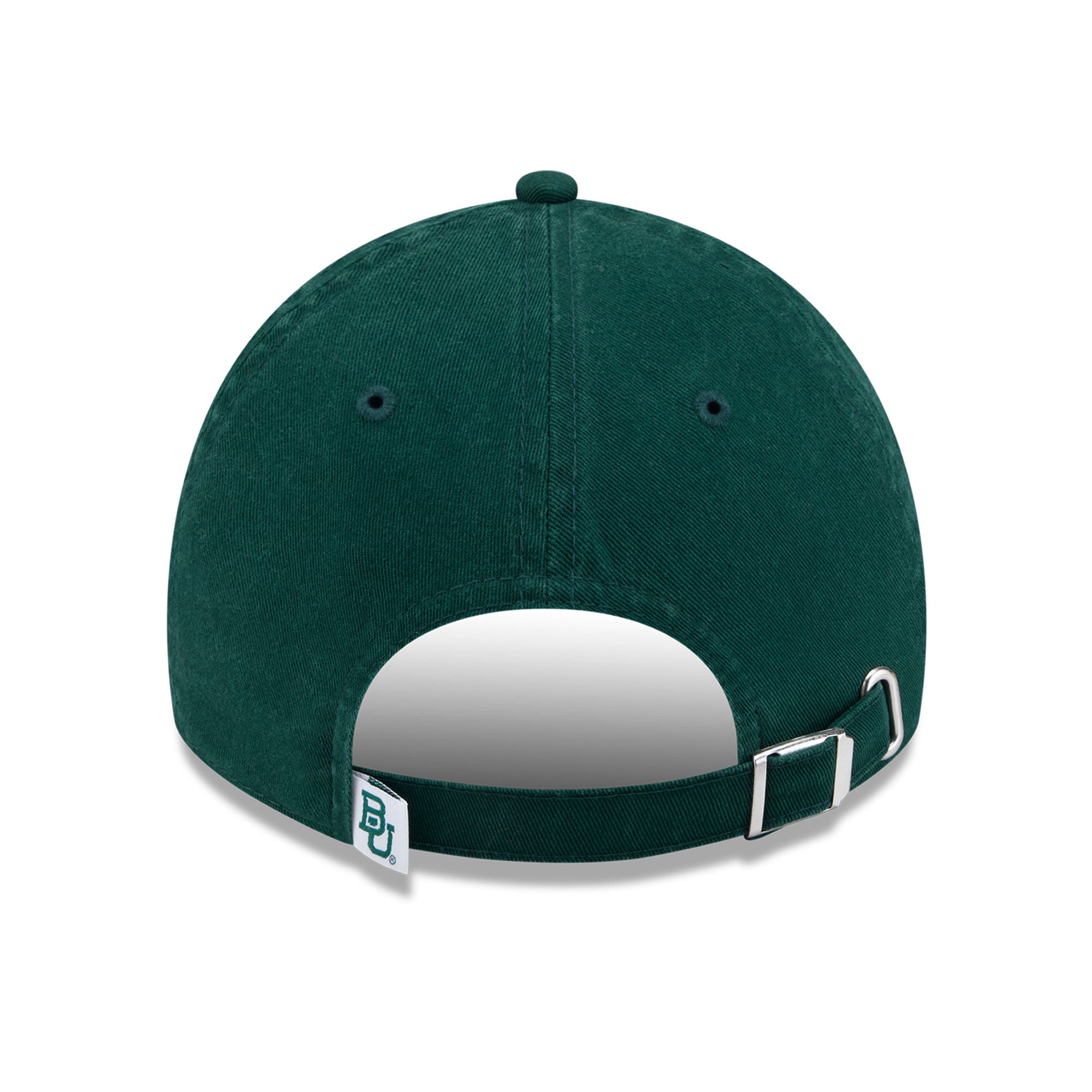 Casquette unisexe New Era verte Baylor Bears Offset, style classique décontracté et ajustable