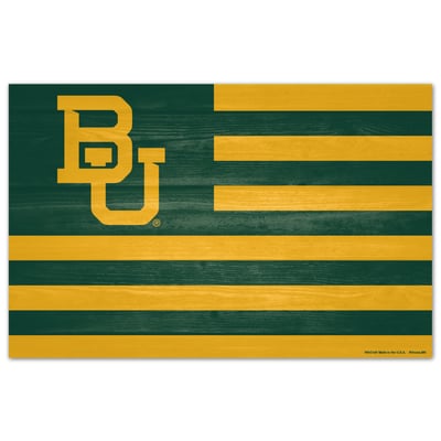 Baylor Bears WinCraft 11'' x 17'' Wood Sign