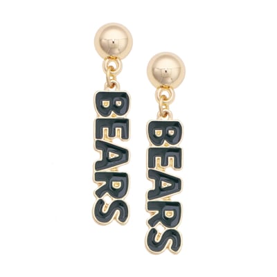 Baylor Bears CANVAS Style Women's Nameplate Earrings