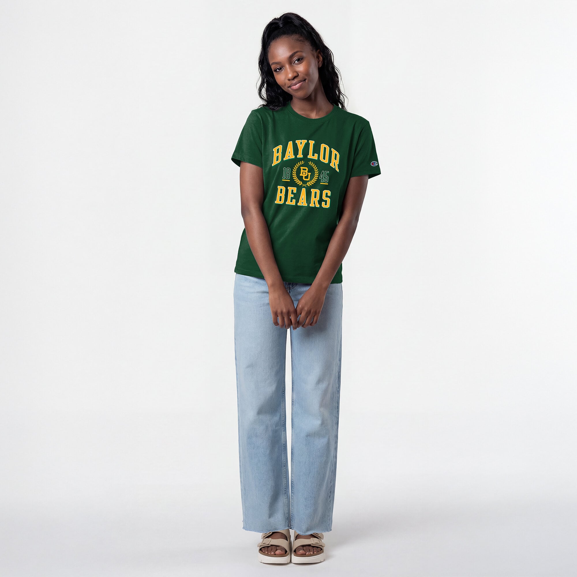 Women's Champion Green Baylor Bears Lifestyle T-Shirt