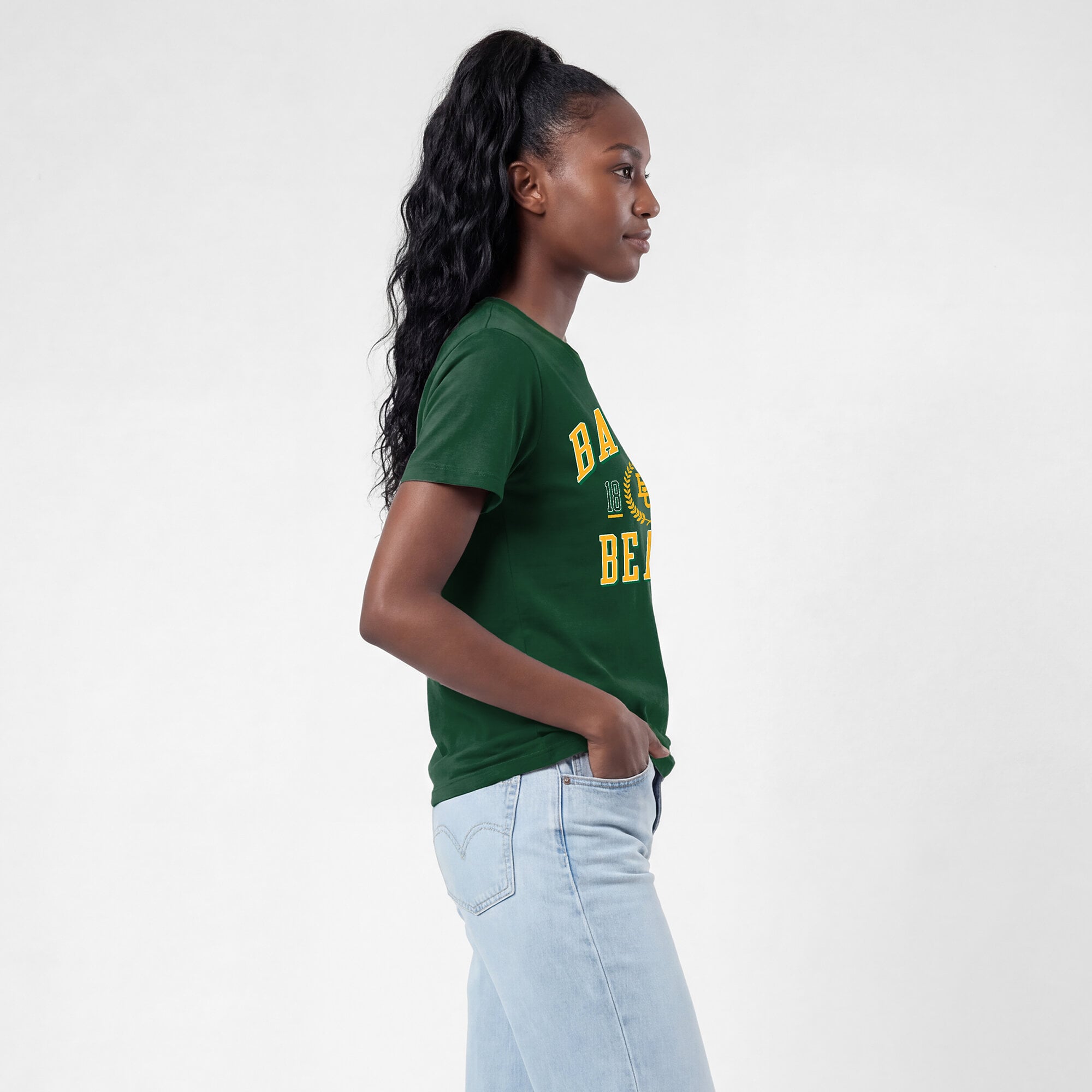 Women's Champion Green Baylor Bears Lifestyle T-Shirt