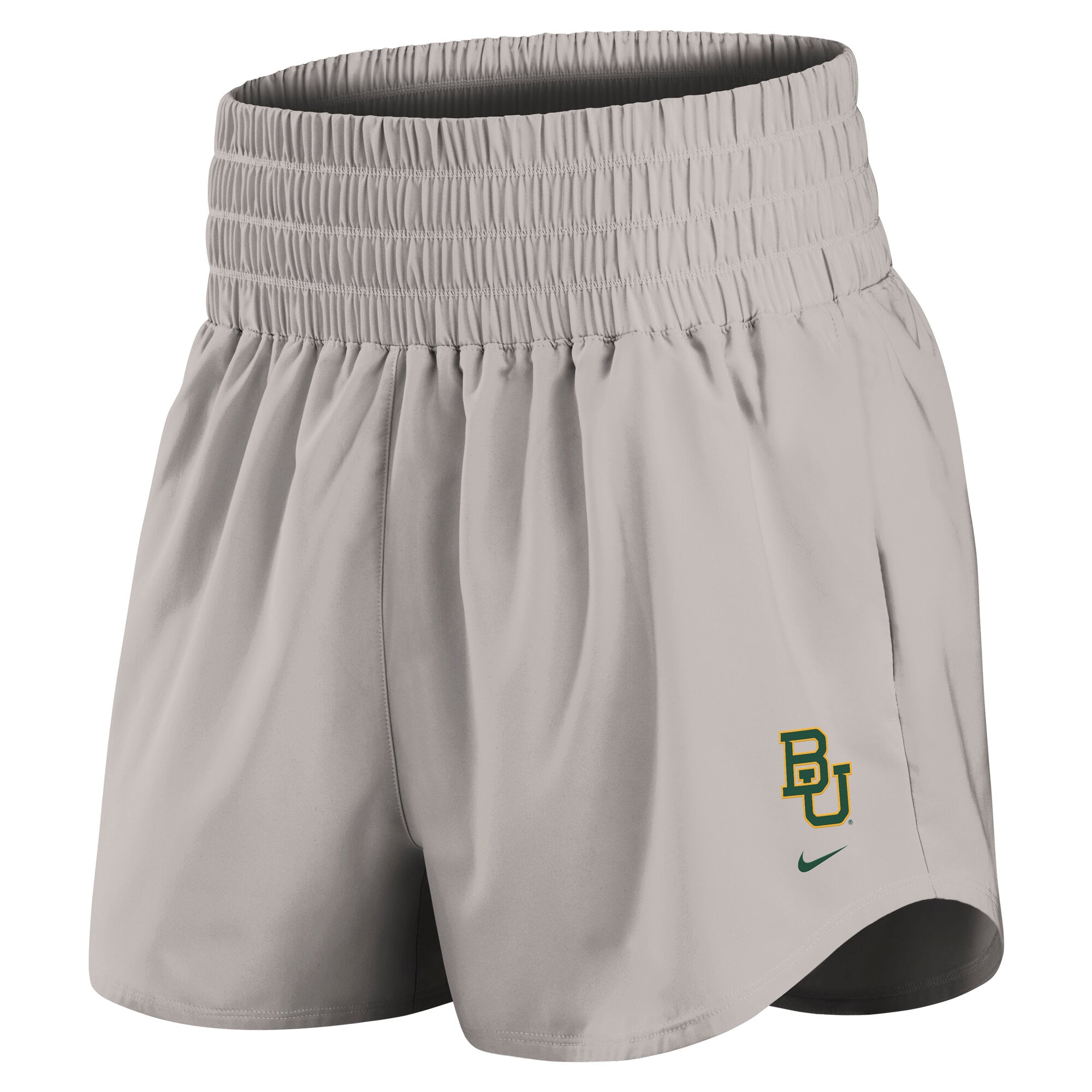 Women's Nike Gray Baylor Bears Ultra Dri-FIT High-Rise Shorts