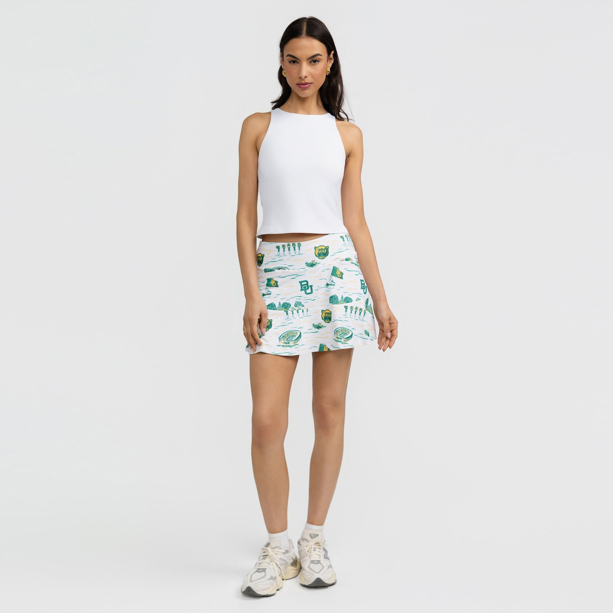 Women's Smith & Quinn White Baylor Bears Toile Molly Skort