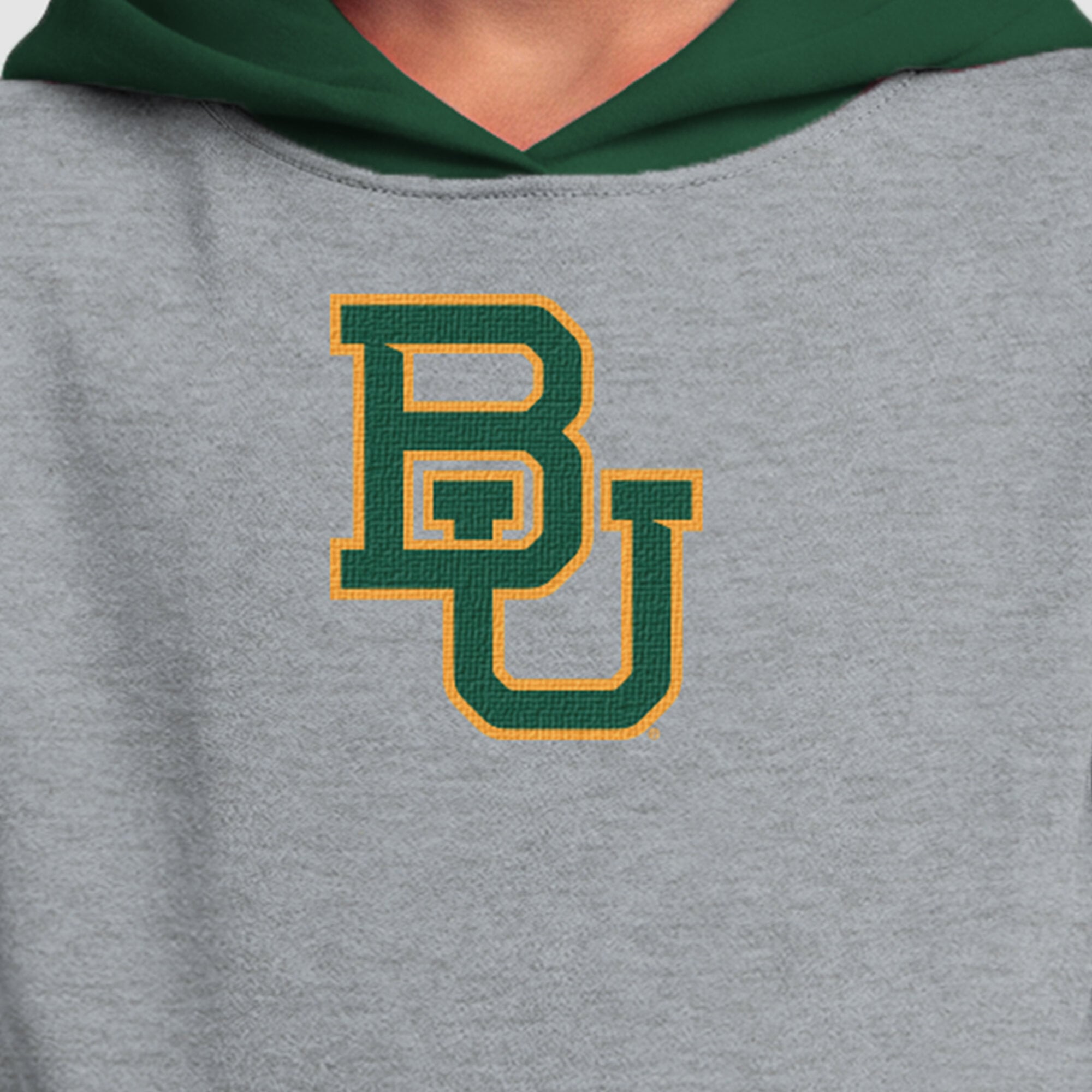 Youth Champion Heather Gray Baylor Bears Fleece Hoodie
