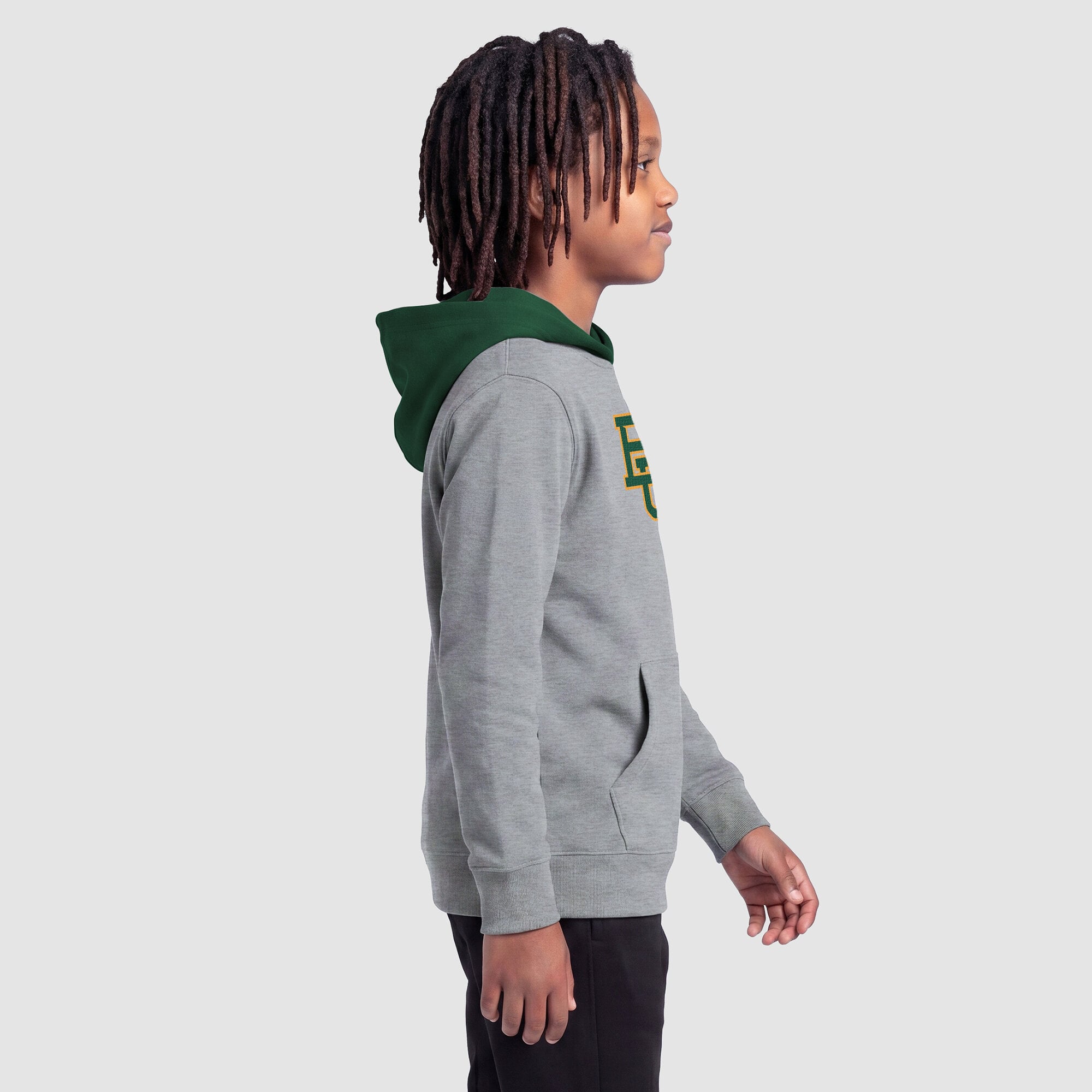 Youth Champion Heather Gray Baylor Bears Fleece Hoodie