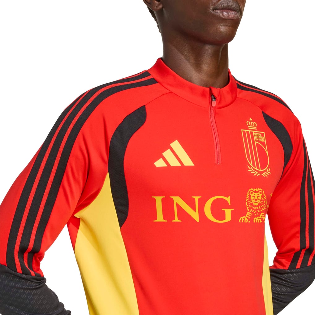 Pink Excel Code Belgium adidas Training Top - Red
