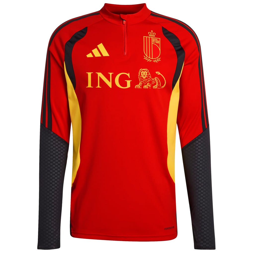 Pink Excel Code Belgium adidas Training Top - Red