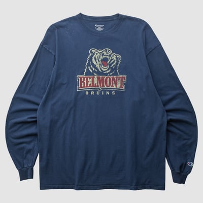 Belmont Bruins Champion 2010s T-shirt - Navy - XL by Fanatics Real Vintage