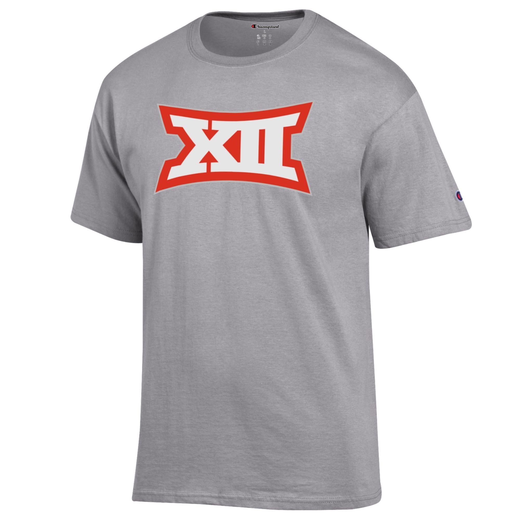 Men's Champion Gray Big 12 Gear Conference T-Shirt