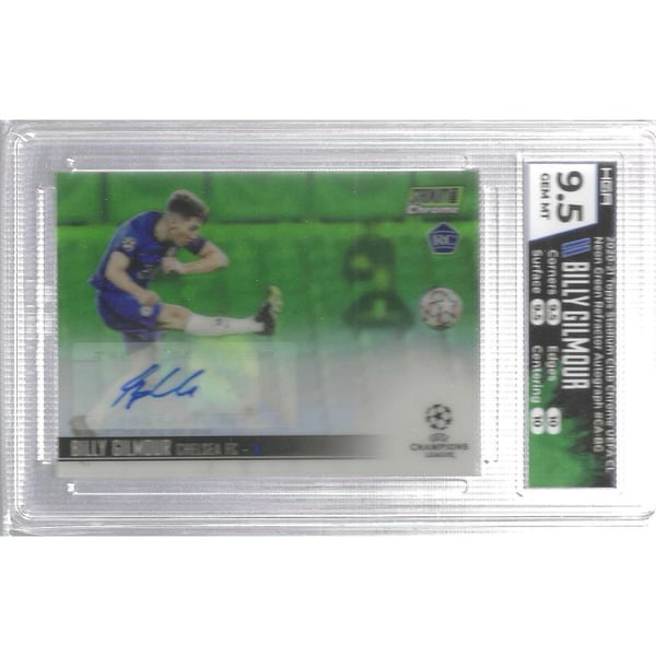 Billy Gilmour Autographed Trading Cards, Signed Billy Gilmour 