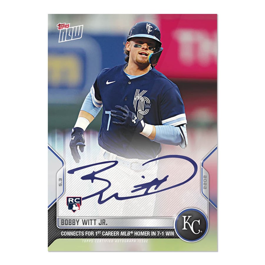 topps chrome bobby 絞れる witt jr サイン 99シリ