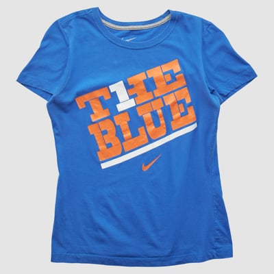 Boise State Broncos Nike 2010s T-shirt - Blue - M by Fanatics Real Vintage