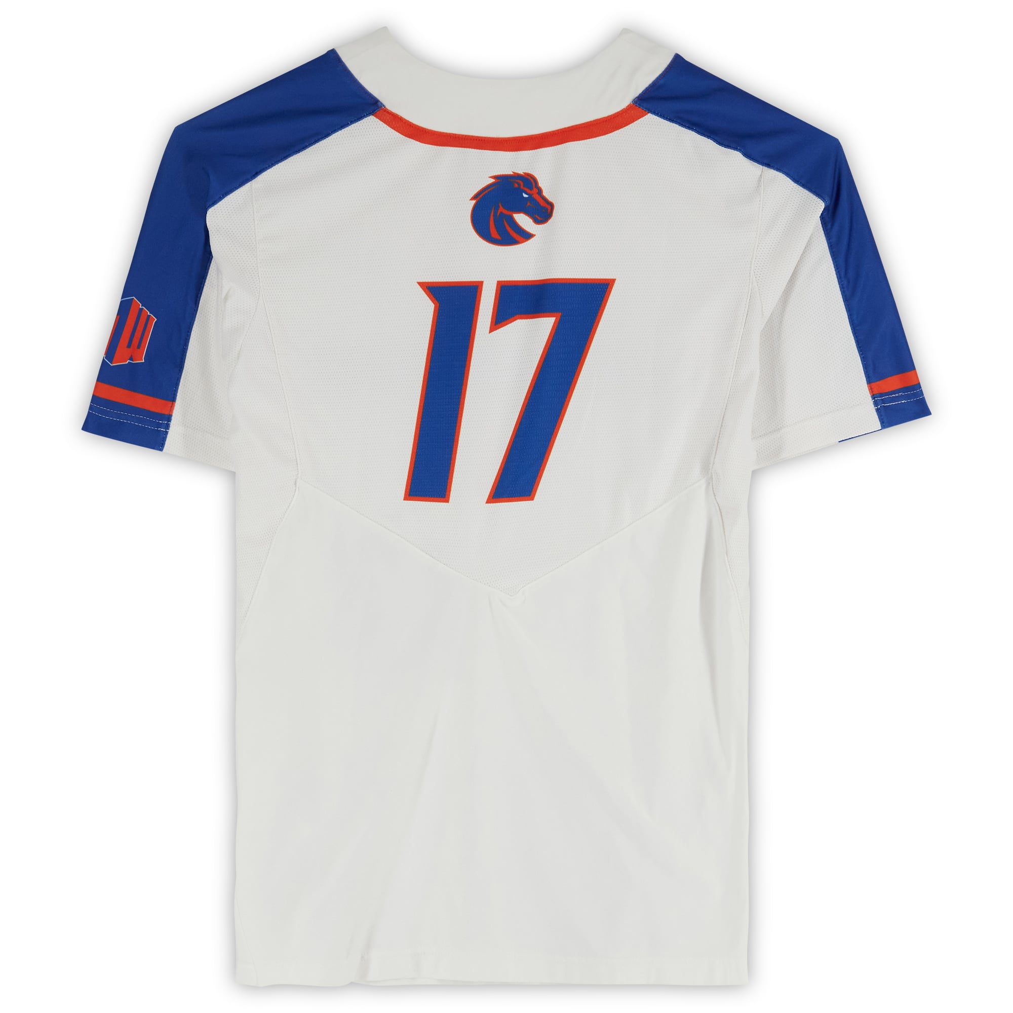 Maillot blanc n°17 des Boise State Broncos émis par l'équipe du programme de softball - Taille S