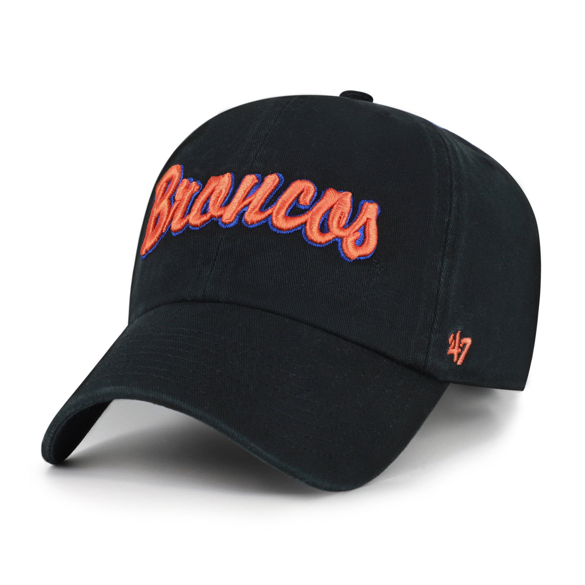 Casquette ajustable Boise State Broncos Vault Clean Up noire pour homme, modèle 47