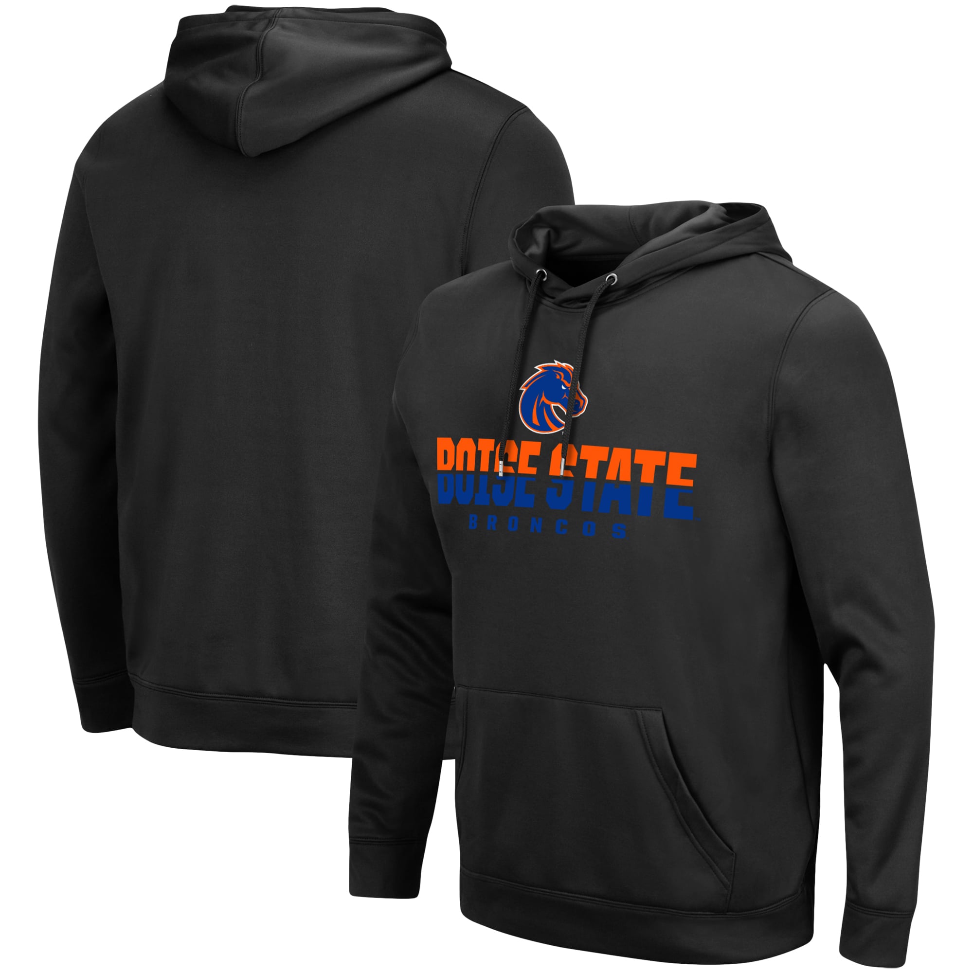 Sweat à capuche Colosseum Black Boise State Broncos Lantern pour homme