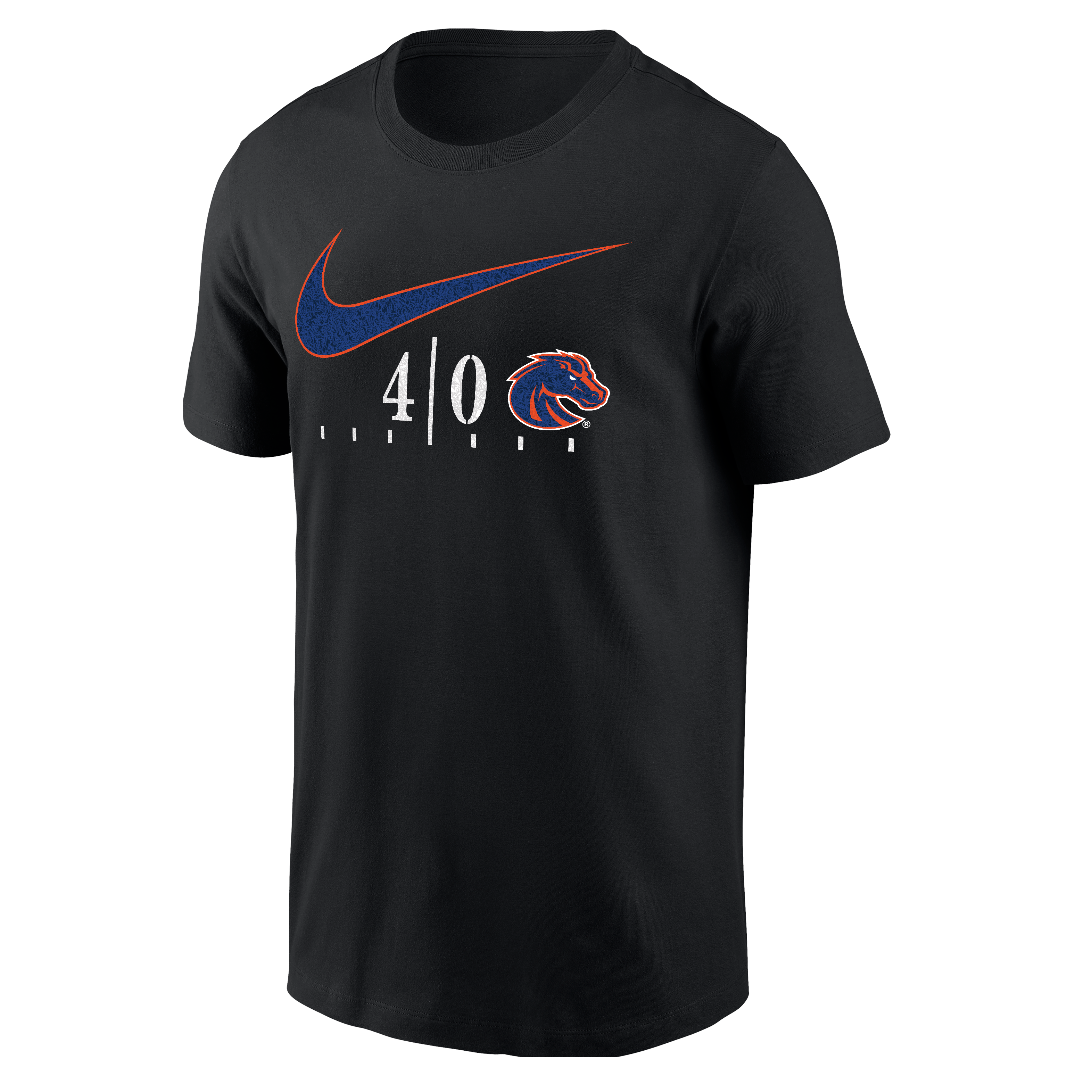 Men's Nike Black Boise State Broncos 40 Years of Blue Turf T-Shirt
