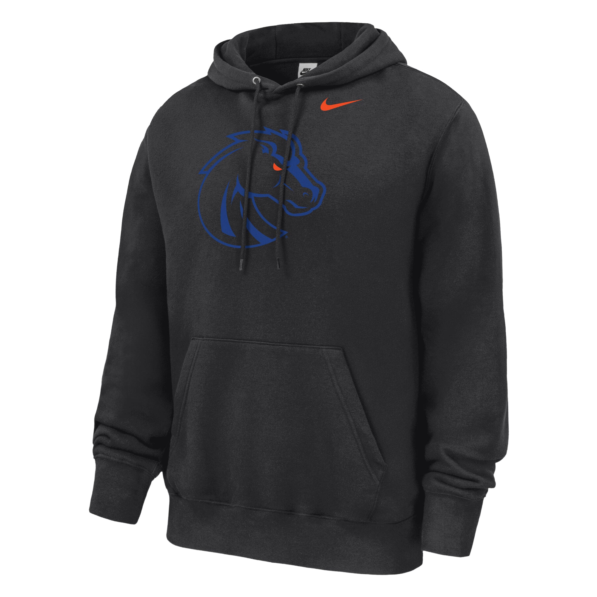 Sweat à capuche en polaire Nike Club Boise State Broncos noir pour homme