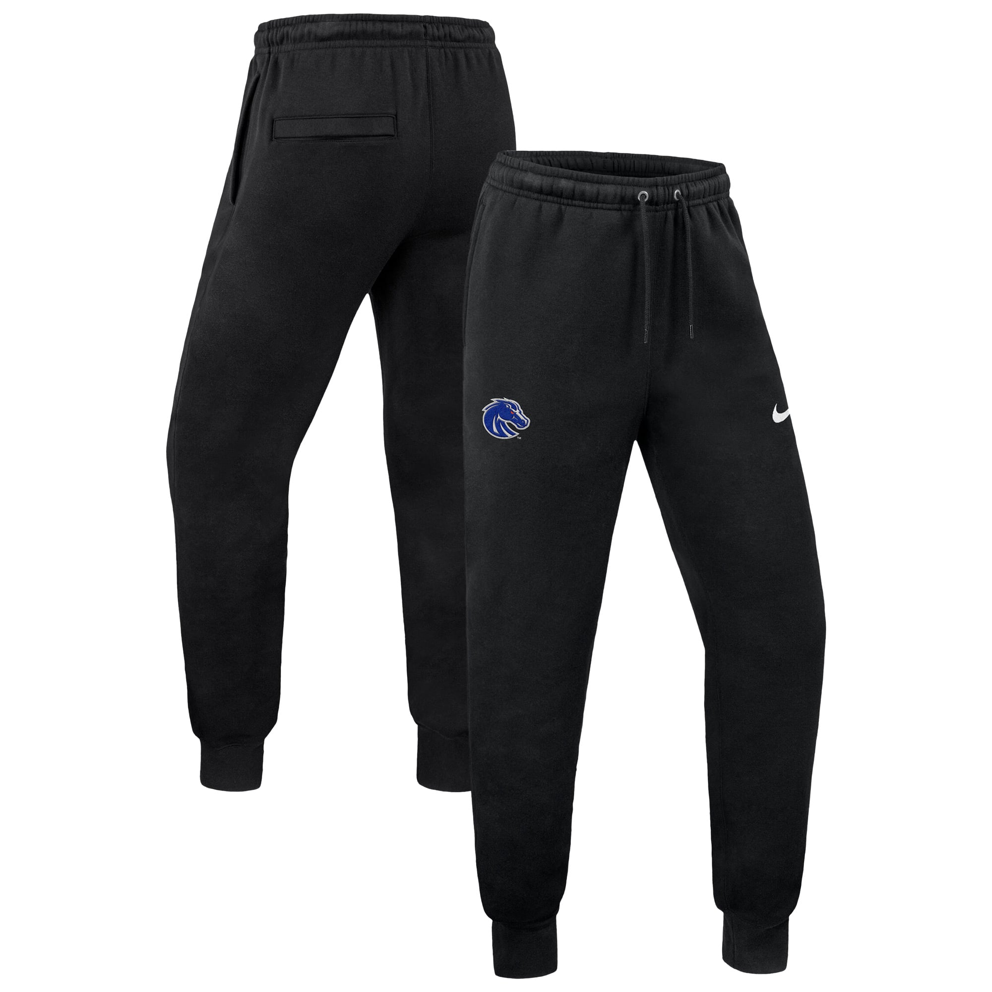 Pantalon de jogging en polaire Nike Club Boise State Broncos noir pour homme