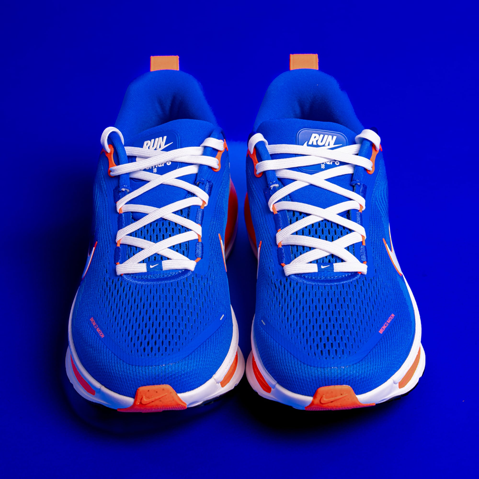 Men's Nike Boise State Broncos Vomero 18 Running Shoes