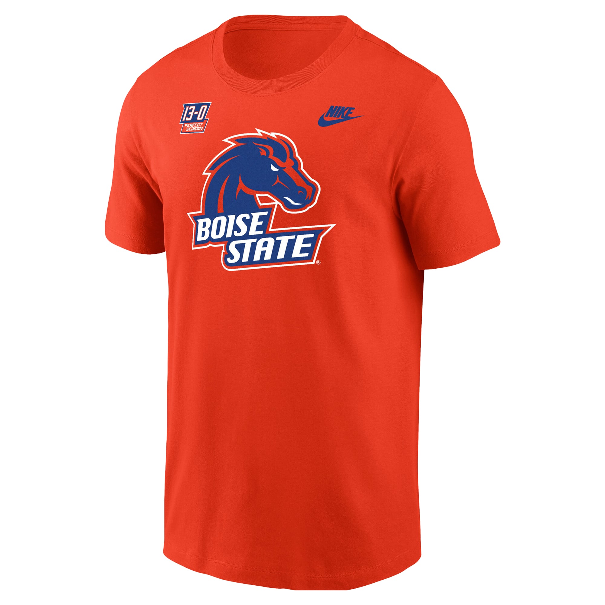 T-shirt Nike orange pour homme, édition spéciale 20e anniversaire du Fiesta Bowl des Boise State Broncos