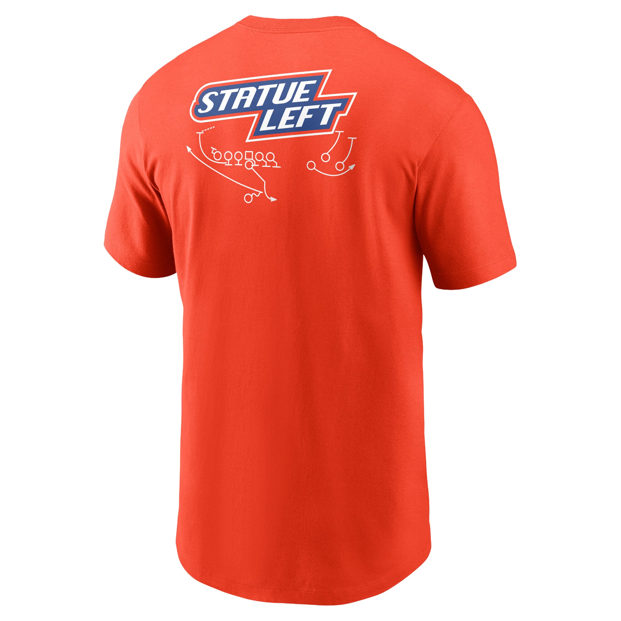 T-shirt Nike orange pour homme, édition spéciale 20e anniversaire du Fiesta Bowl des Boise State Broncos