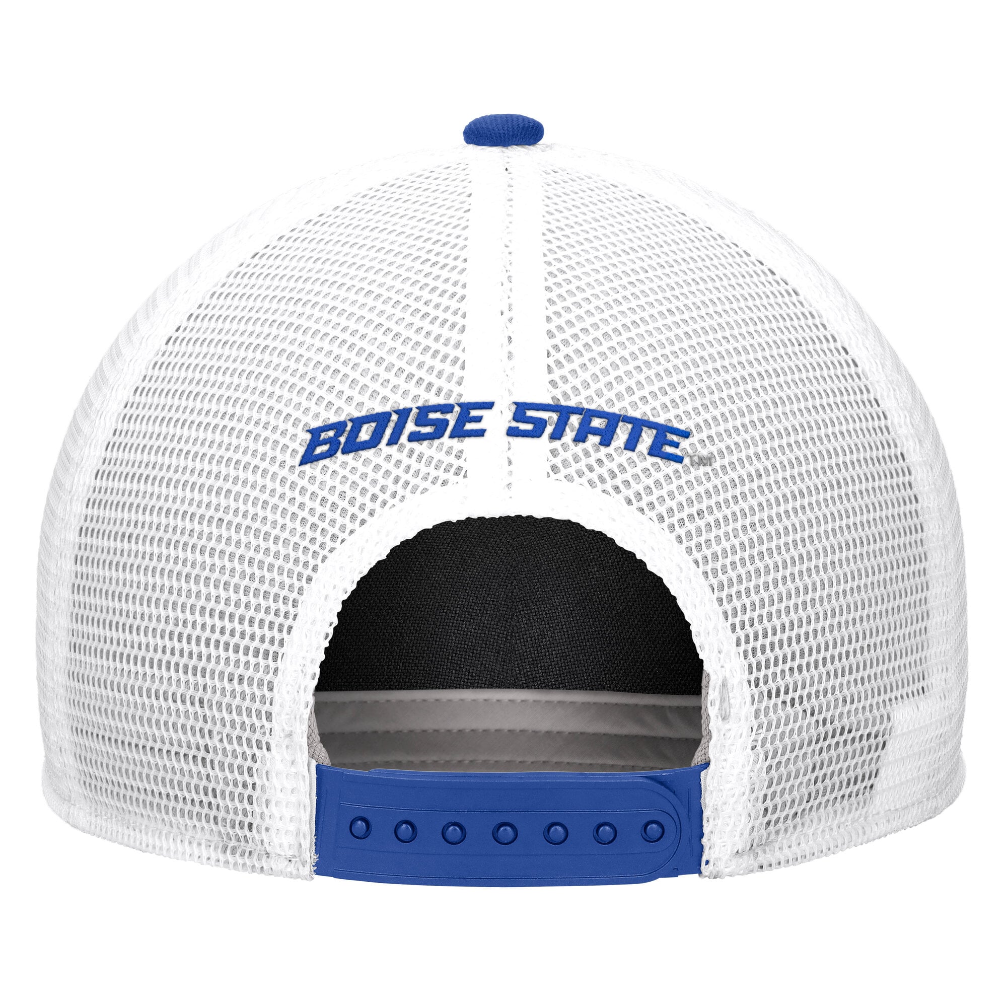 Men's Nike Royal Boise State Broncos 2026 On-Field Rope Adjustable Trucker Hat