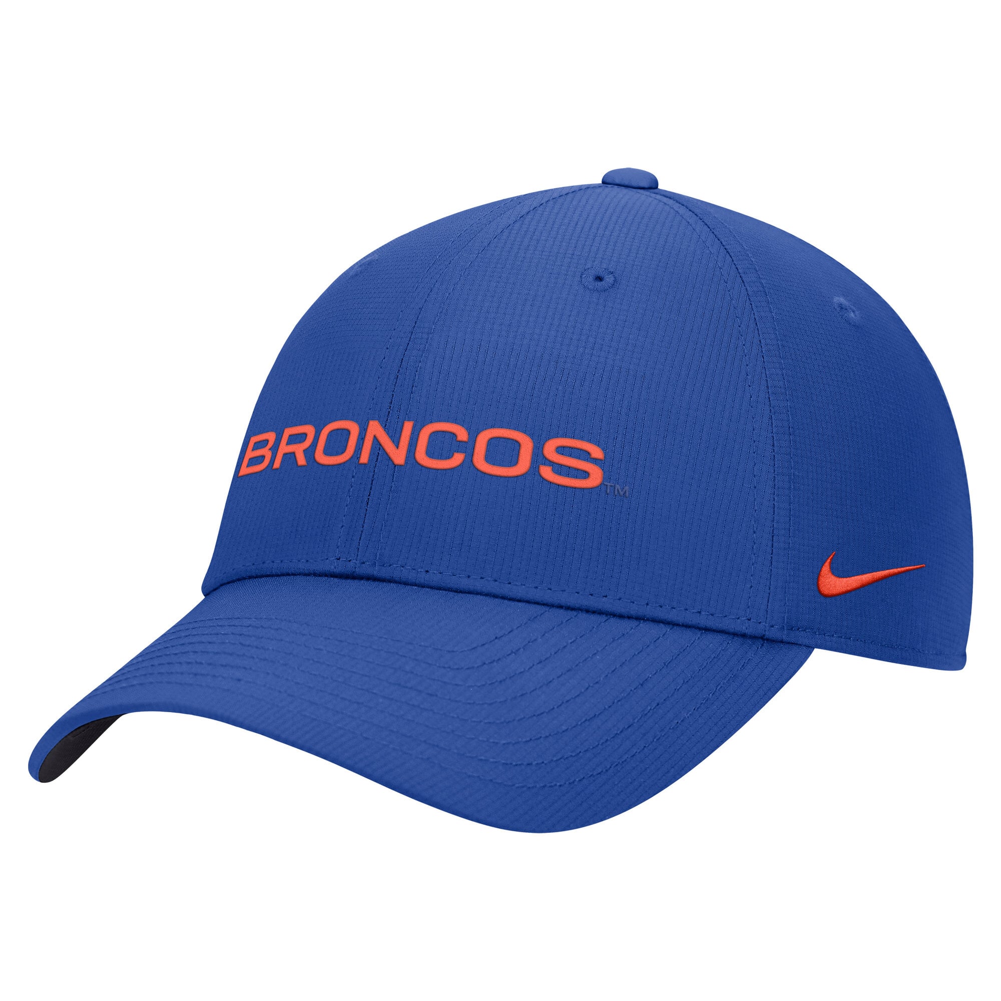 Men's Nike Royal Boise State Broncos 2026 Sideline Ripstop Dri-FIT Adjustable Hat