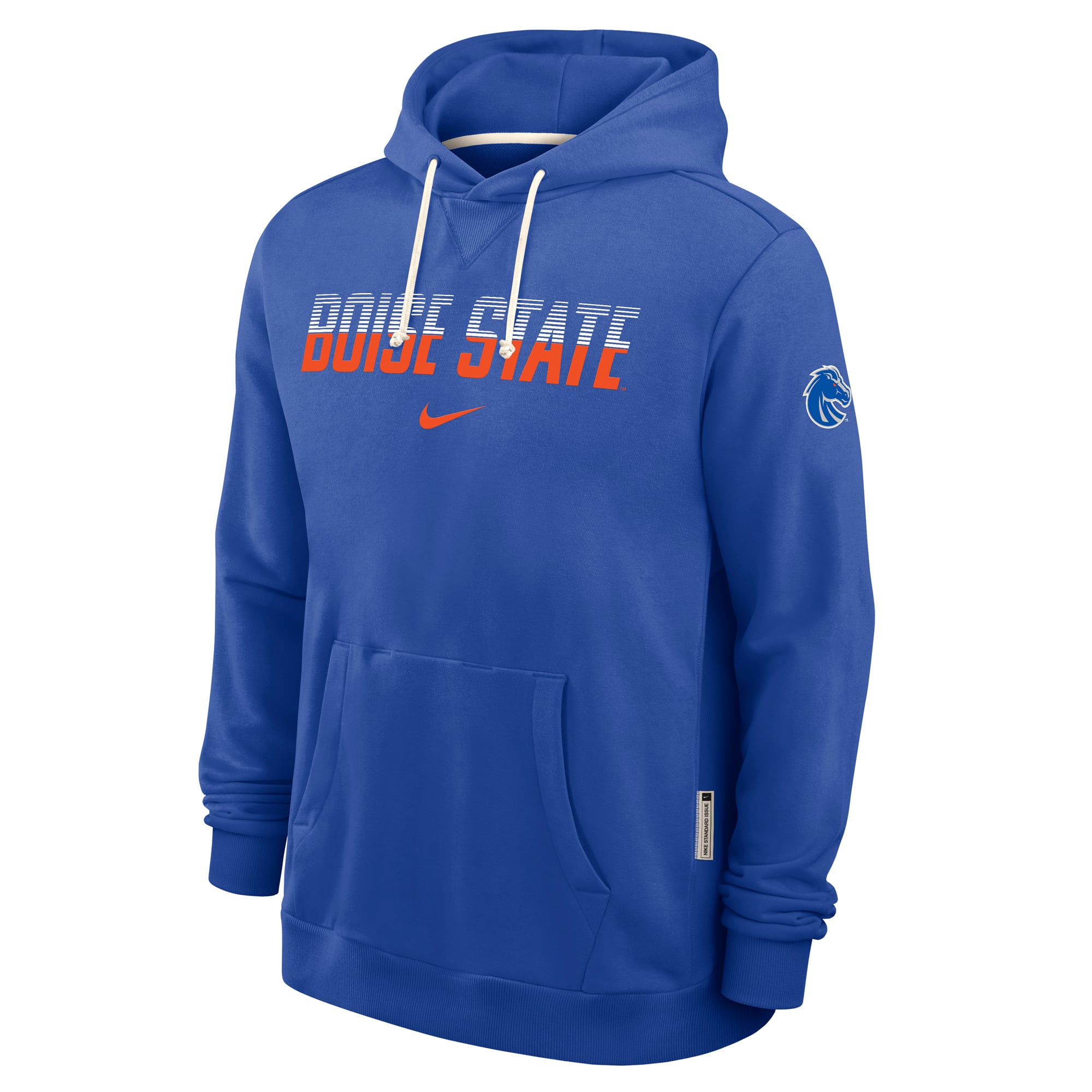 Men's Nike Royal Boise State Broncos 2026 Sideline Standard Issue Dri-FIT Hoodie
