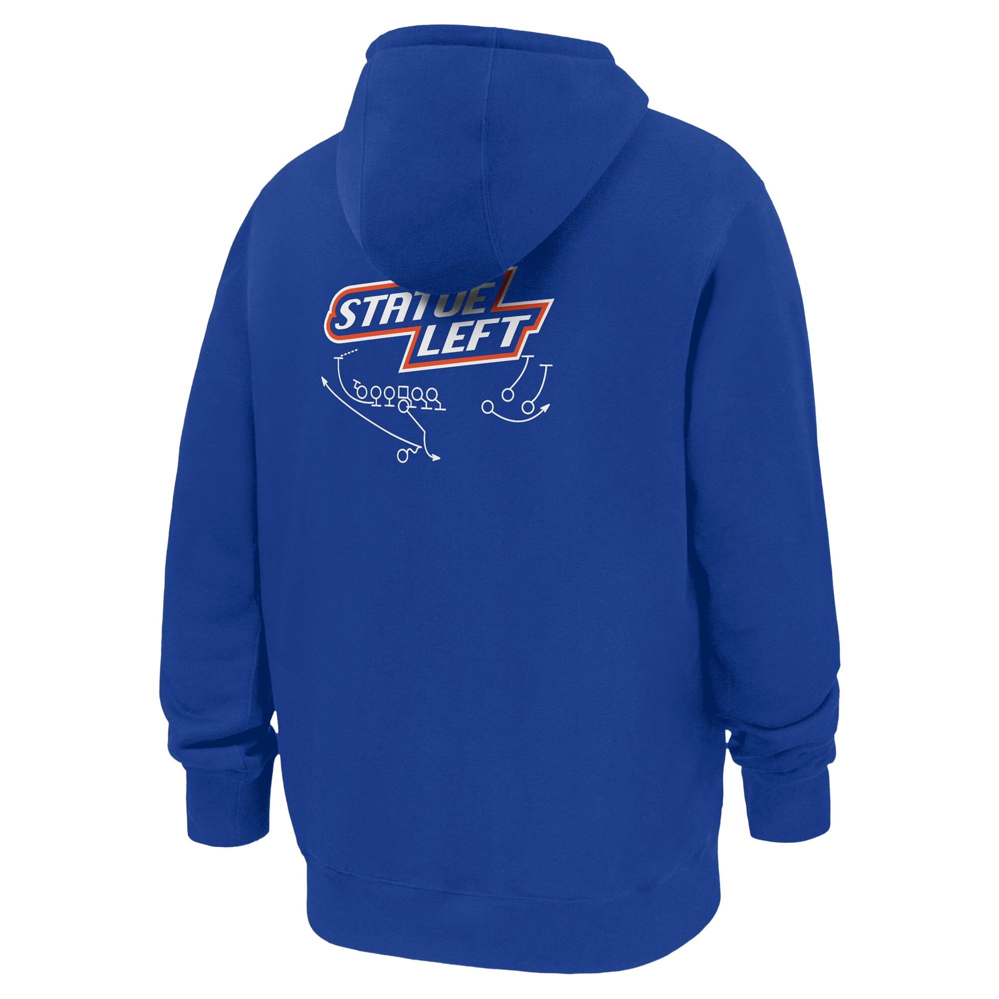 Sweat à capuche en polaire Nike Royal Boise State Broncos Fiesta Bowl 20e anniversaire pour homme